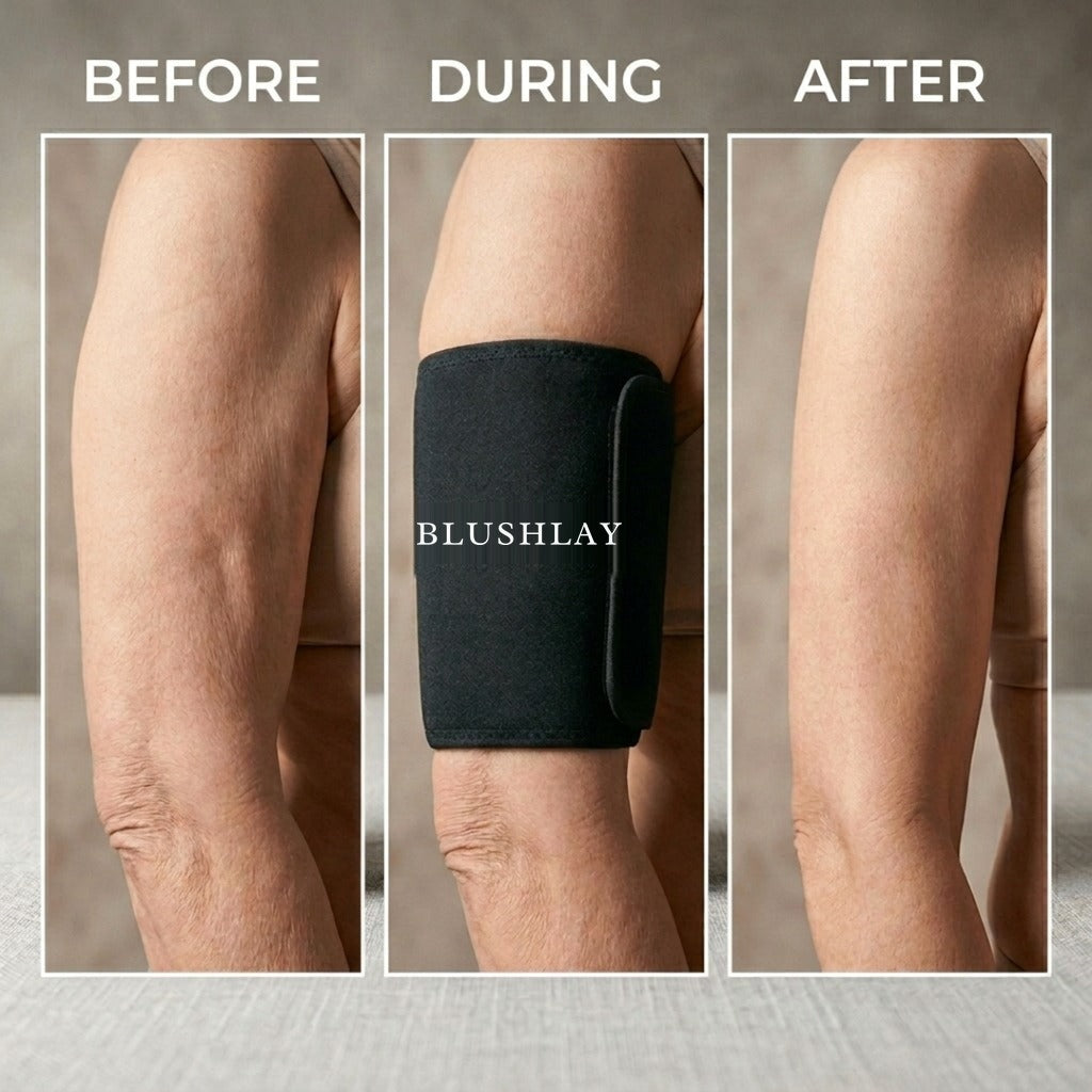Before, during and after using Blushlay