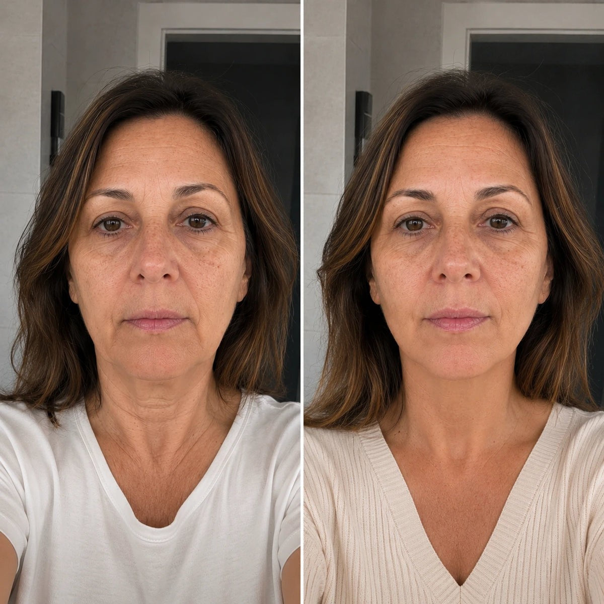 Before and after with Blushlay