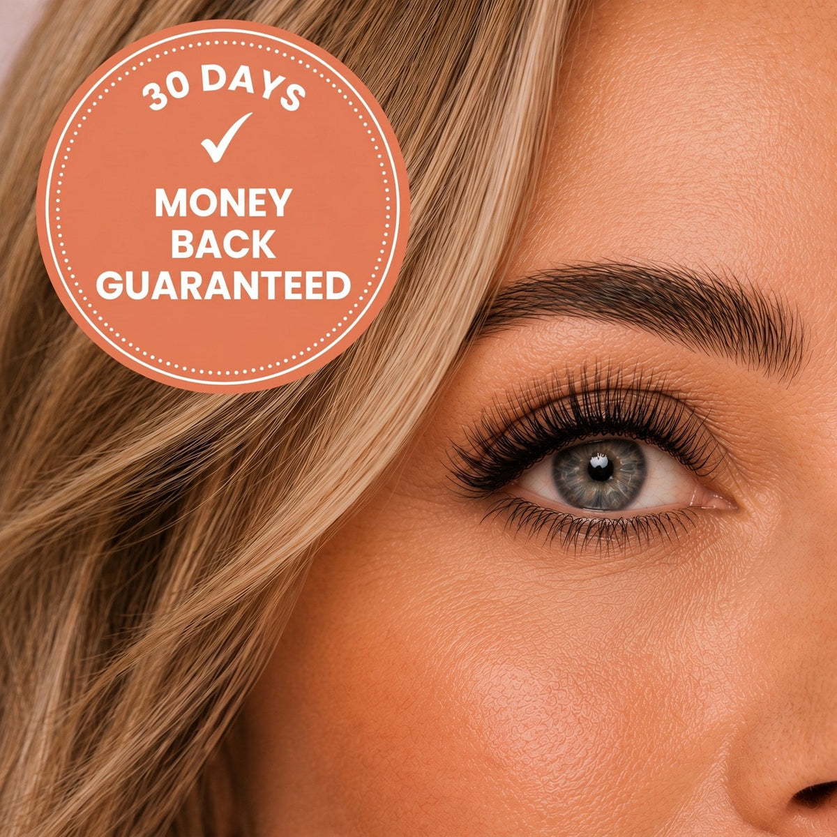 Lashes enhanced by Blushlay Mascara