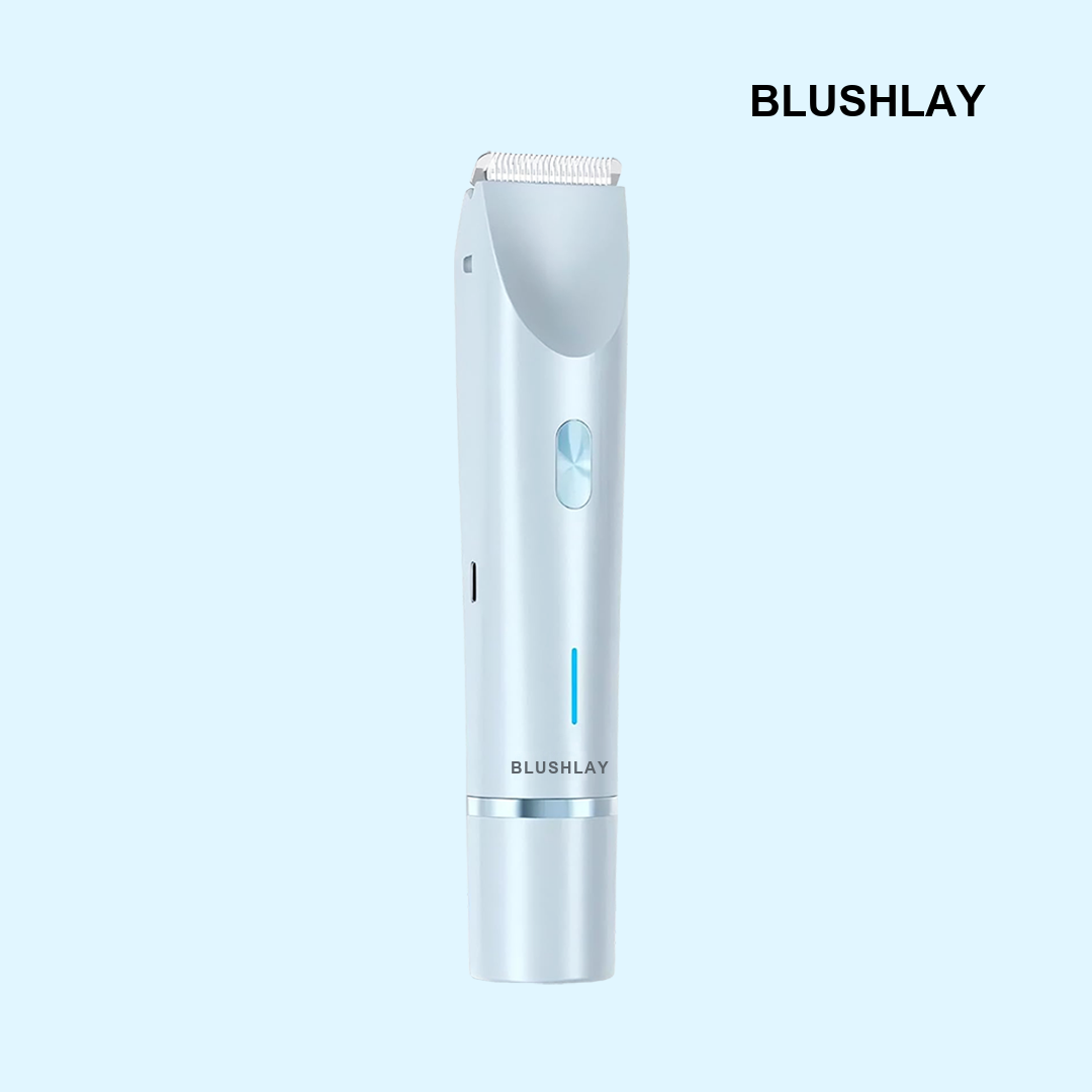 Blushlay body razor in Sky Blue