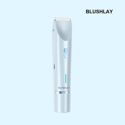 Blushlay body razor in Sky Blue
