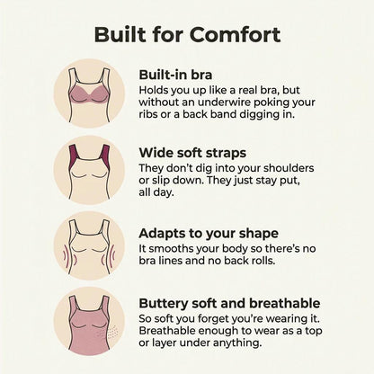 Built-In Bra Comfort Shaper Tank